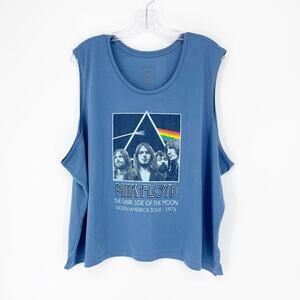 Pink Floyd Dark Side Of The Moon Graphic Tank Top Size 3X